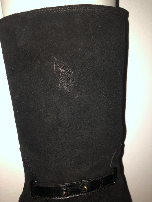 Cizme U.S. Polo BELLA cu platforma negre.