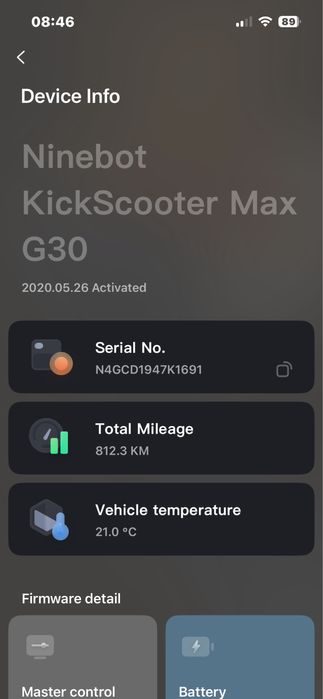 Ninebot kick scooter max G30