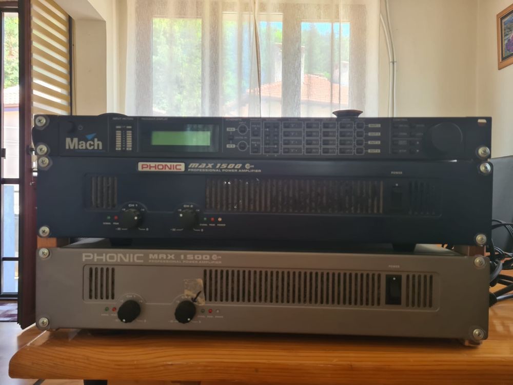 Професионален усилвател Phonic MAX 1500 PLUS