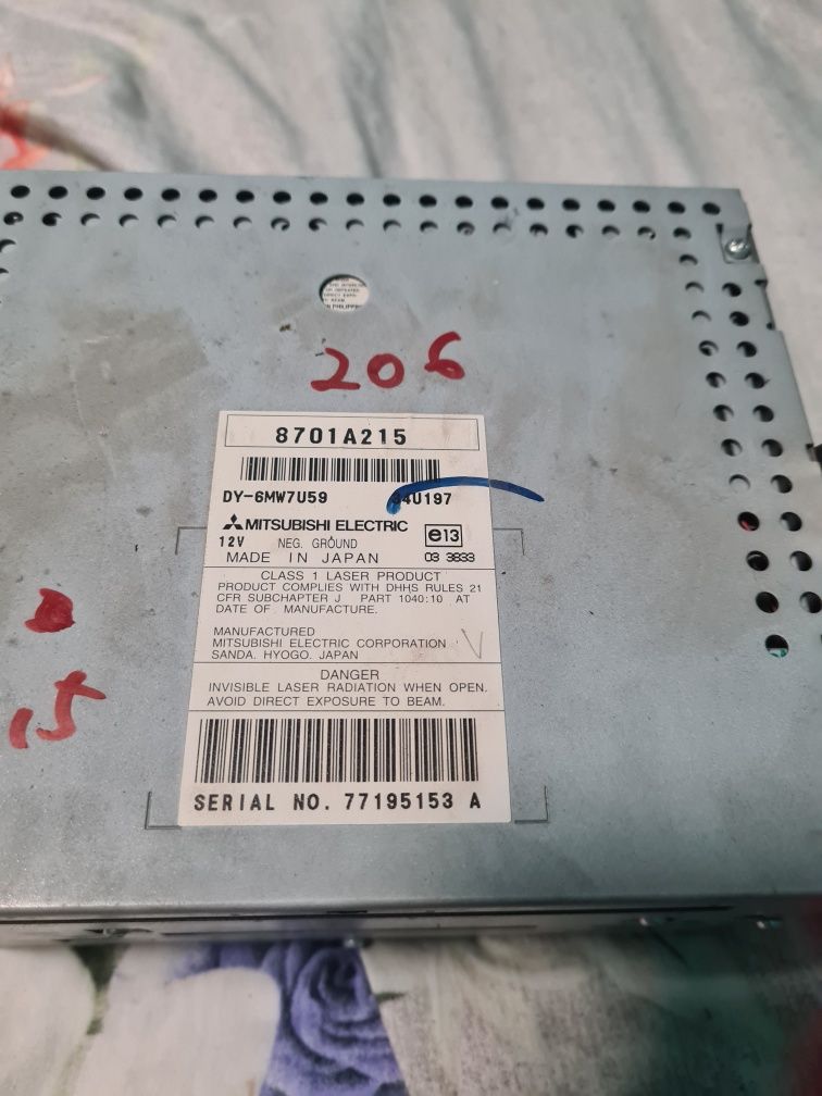 Cd player mitsubishi outlander2
