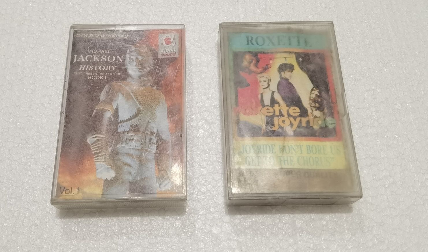 Lot de 2 casete retro de colecție Michael Jackson /Roxette
