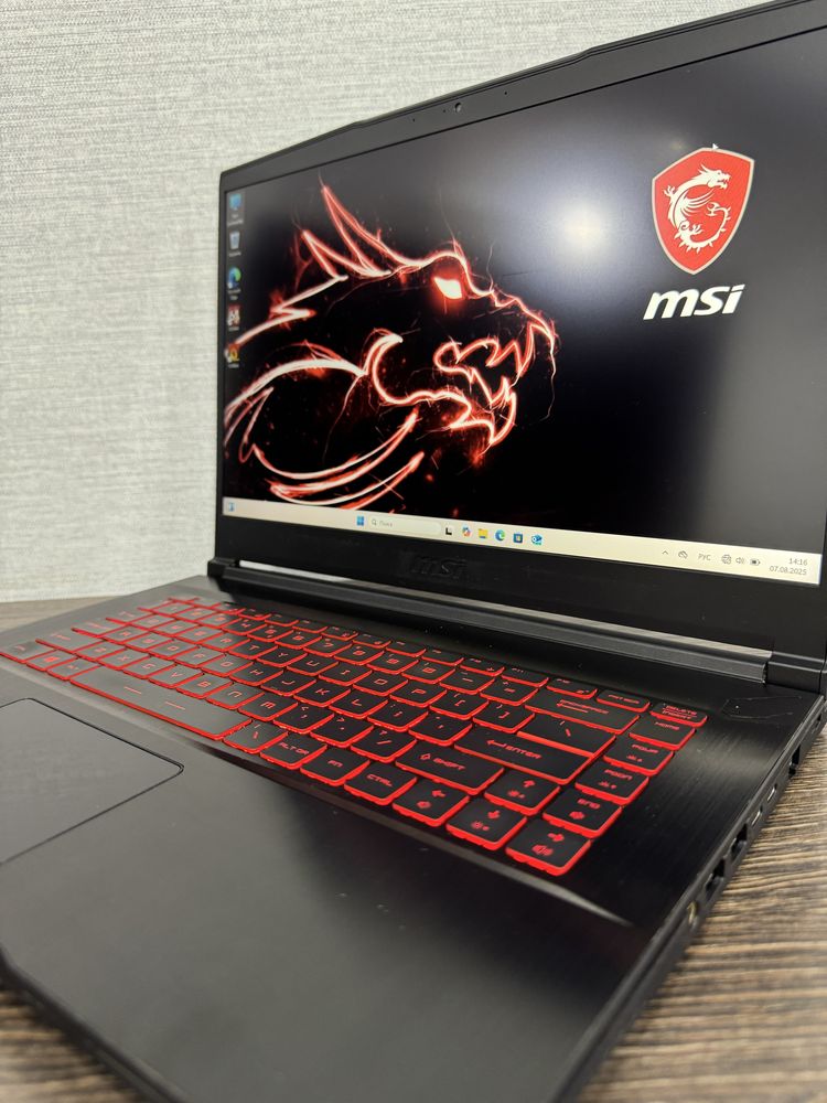 12-Ядерный MSI Dragon GF63 intel Core i5 RTX3060 DDR6 6gb Идеал!