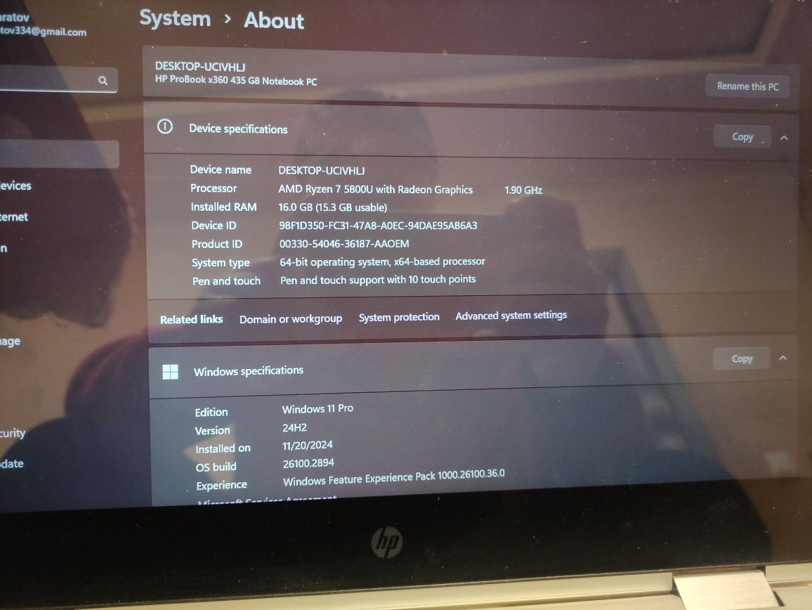 HP Probook 435 x360 g8 | notebook | нотебоок | noutbuk