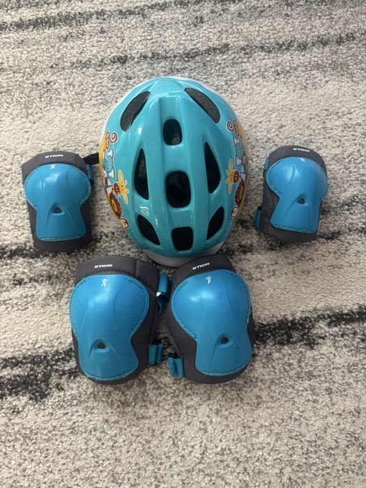 Casca de  protectie bicicleta , genunchiere si cotiere