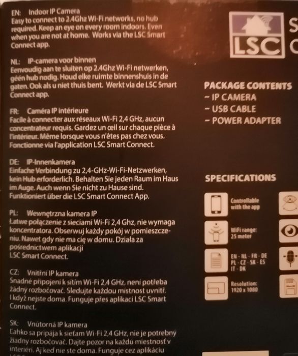 Smart Wi-Fi камера