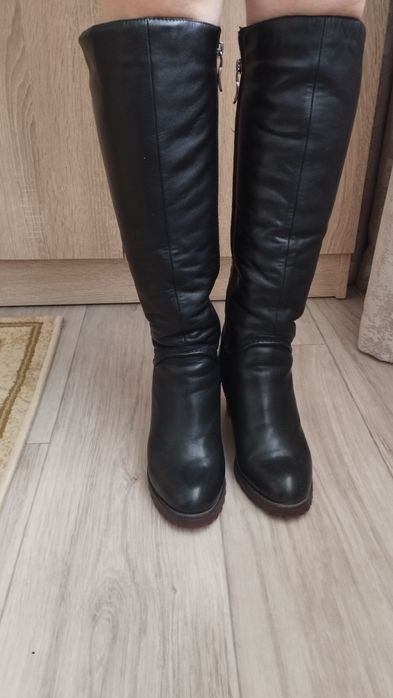 Зимние сапоги натуральная кожа