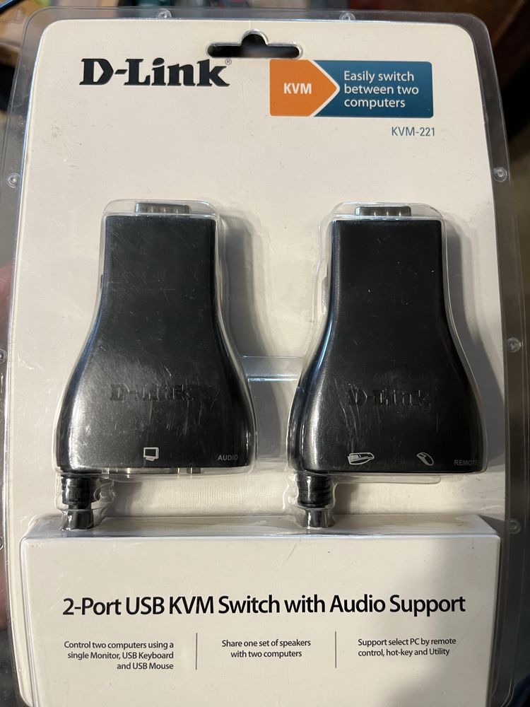 D-Link KVM-221 — это KVM-переключатель