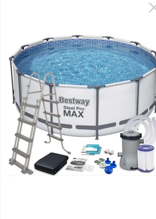 Vând piscina de grădină bestway 366/122