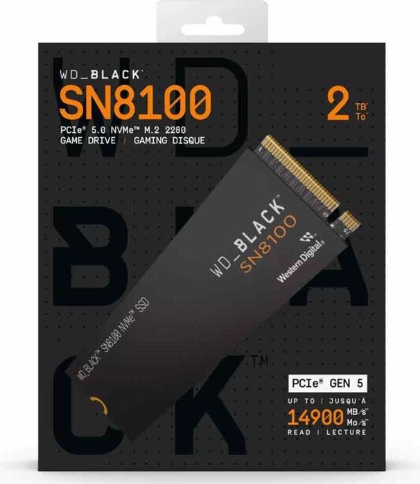 SSD Western Digital Black SN8100, 2TB, NVMe