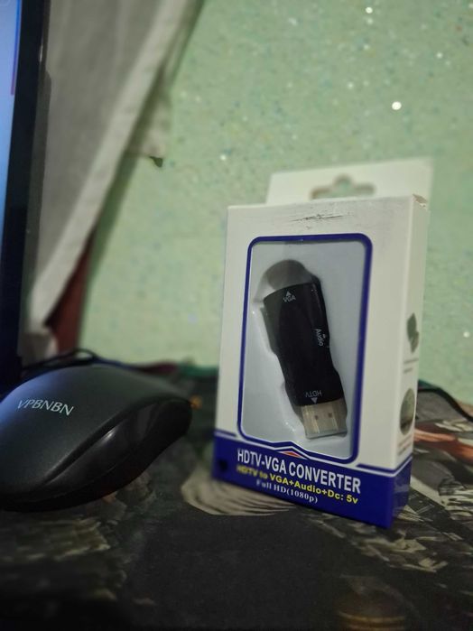 Адаптер Переходник HDTV-VGA+AUDIO