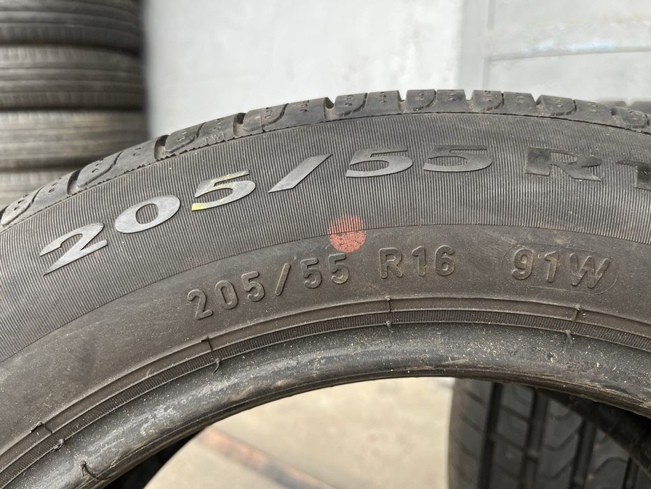2 бр. летни гуми 205/55/16 Pirelli 6,5 mm DOT 1515