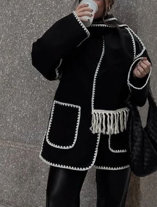 Палтенце - сако с шал