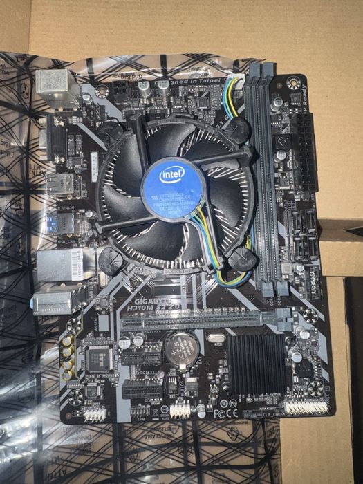 Продаю комплект i3-9100F + Gigabyte H310M S2 2.0