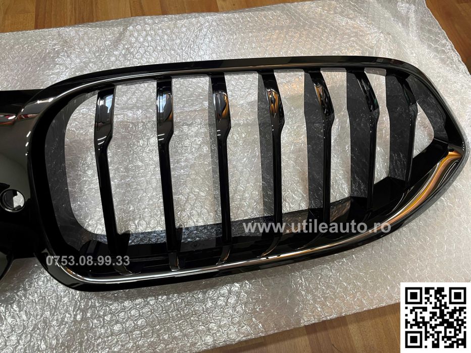 Grila Fata Motor BMW Seria 8 G14 G15 G16 Neagra Shadow-Line ICAM