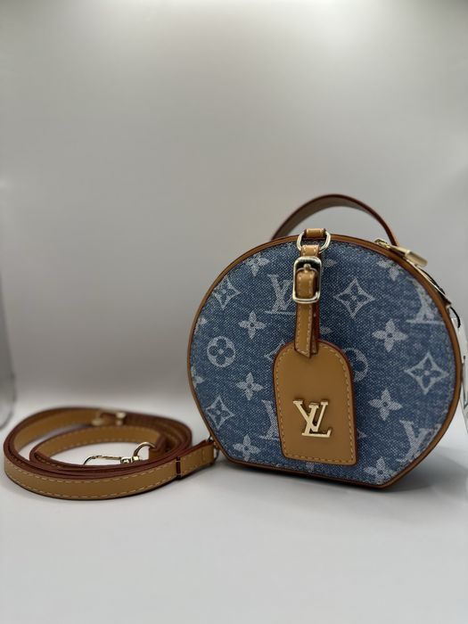 Geantă LV Denim Round – Model deosebit – Noua cu Etichetă