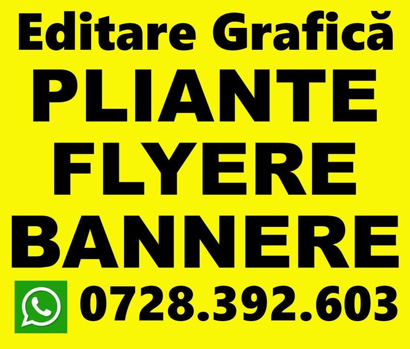 Grafica vectoriala | Editare foto | Pliante | Flyere | Bannere | Print