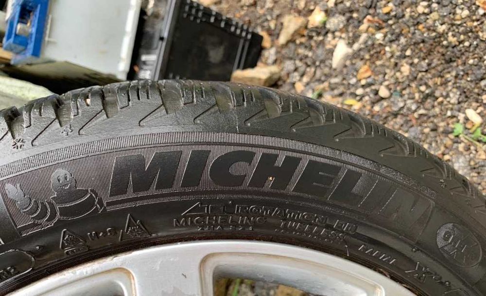 Алуминиеви джанти 16" 5x112 + ЗИМНИ ГУМИ Michelin - Vw,Audi,Seat,Skoda
