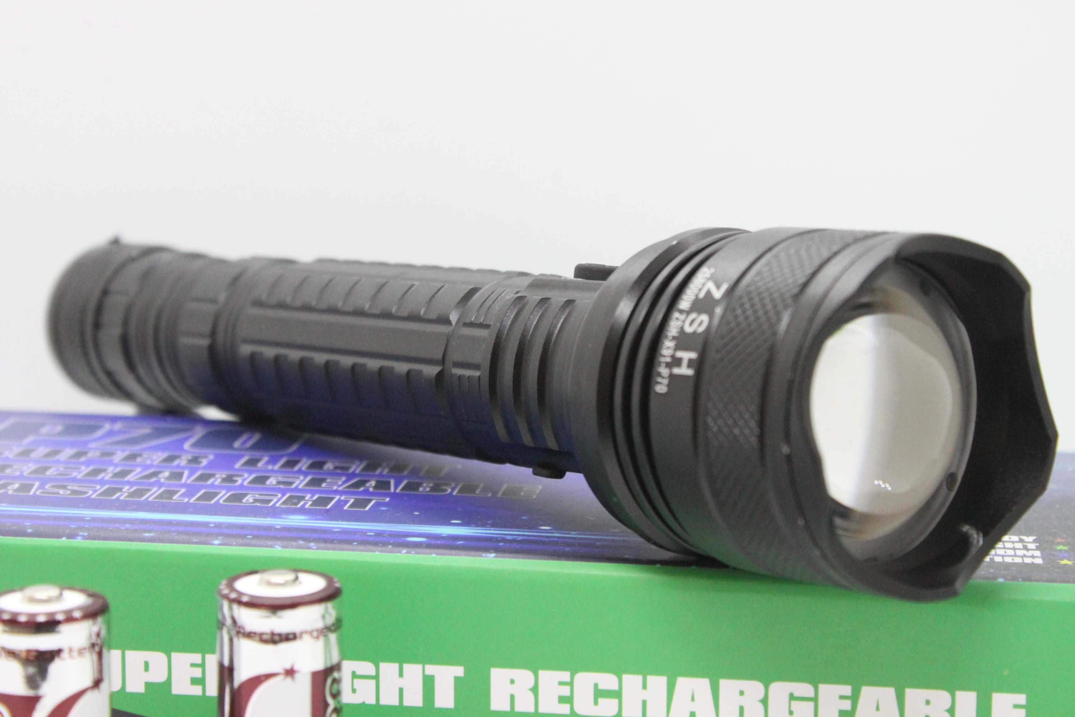 Lanterna vanatoare LED ZSH X91 P70 zoom  incarcare USB 20W