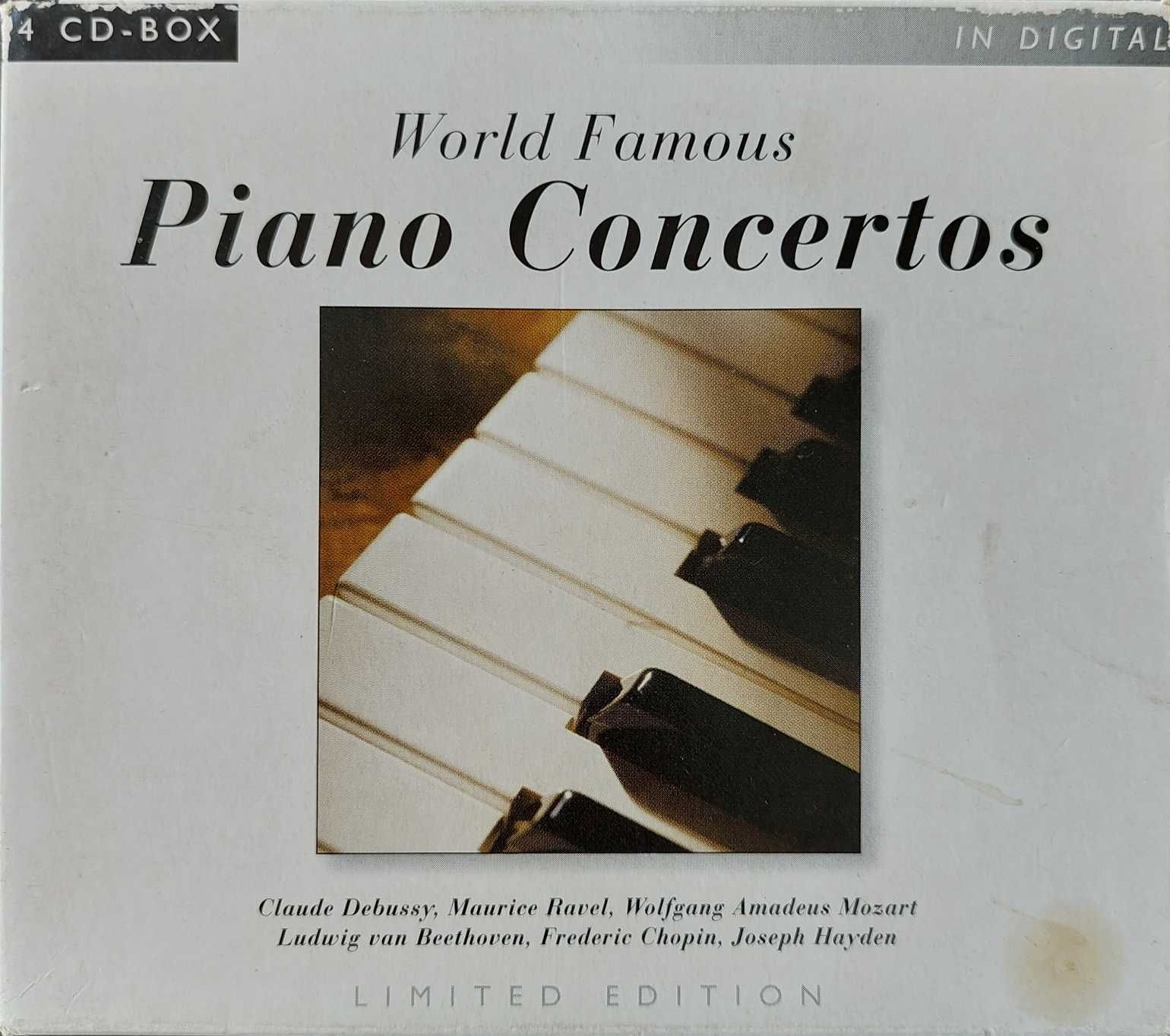 Cutie 4 CD-uri Muzica Clasica: World Famous Piano Concertos