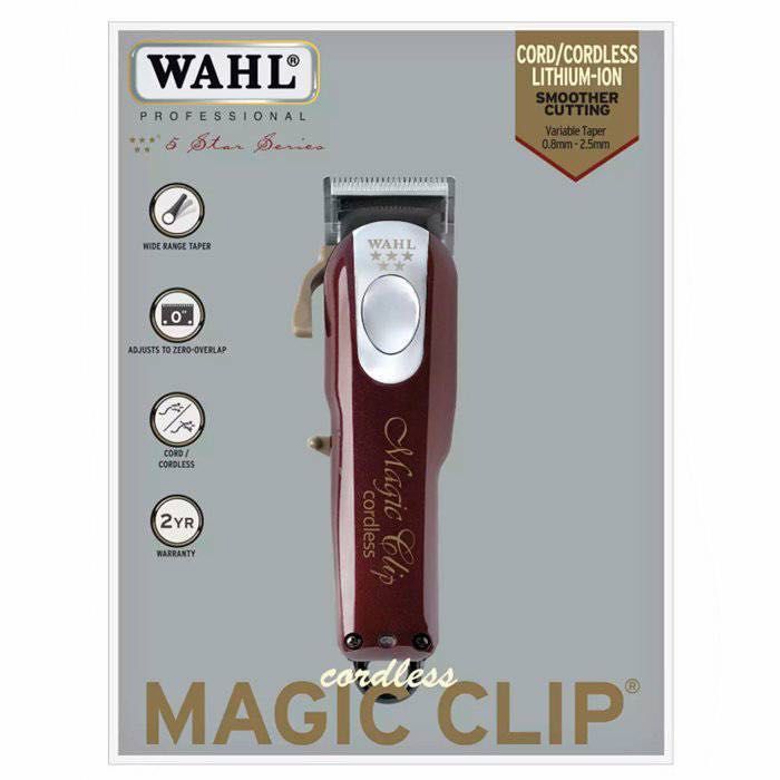 Нова оригинална машинка за подстригване Wahl magic clip courdless