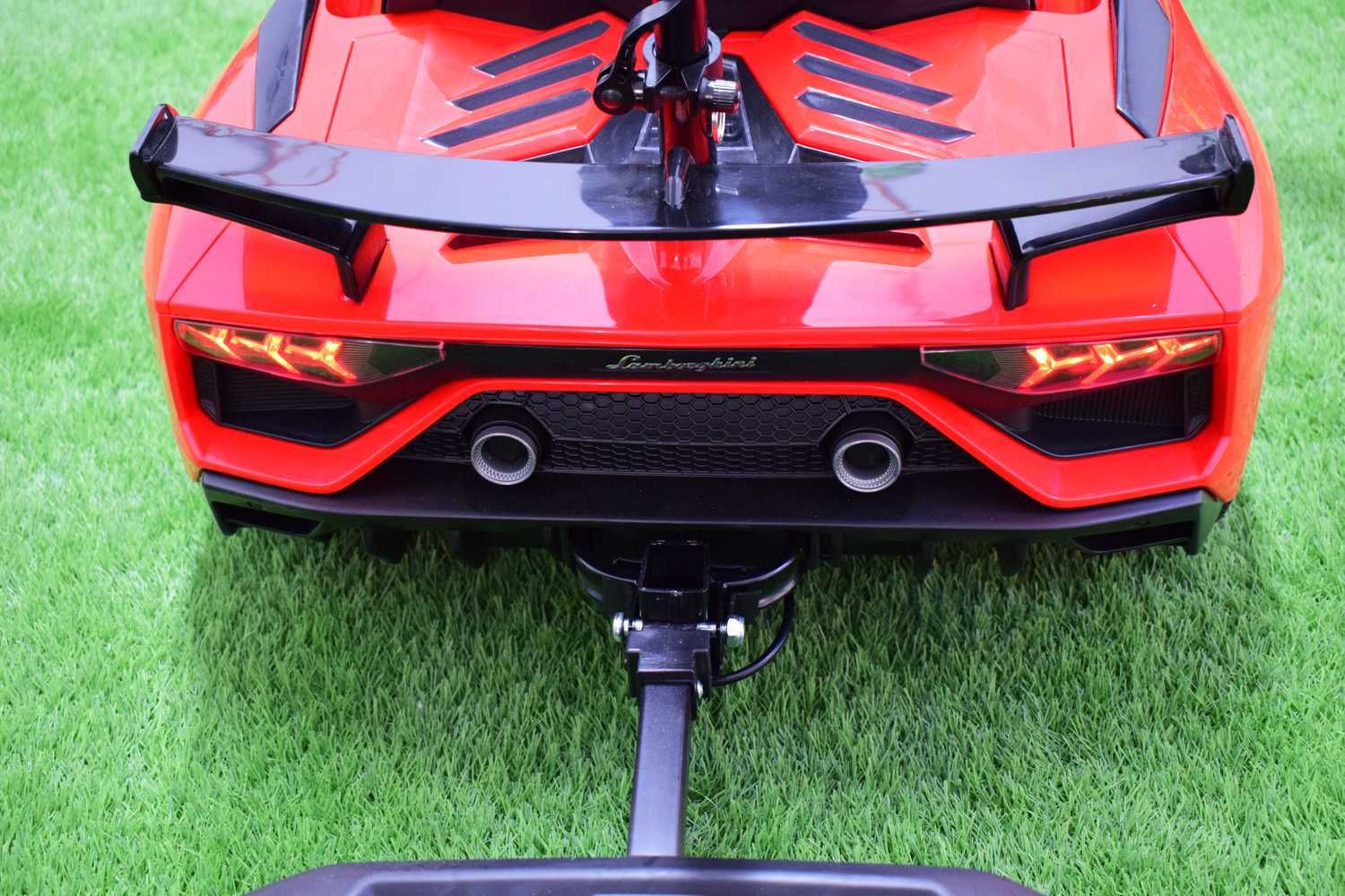 Masinuta electrica Lamborghini Aventador SVJ 12V cu HOVERBOARD #RED