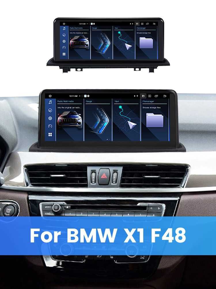 Navigatie BMW X1 F48 Android 4/8 GB RAM Carplay Sim + Camera