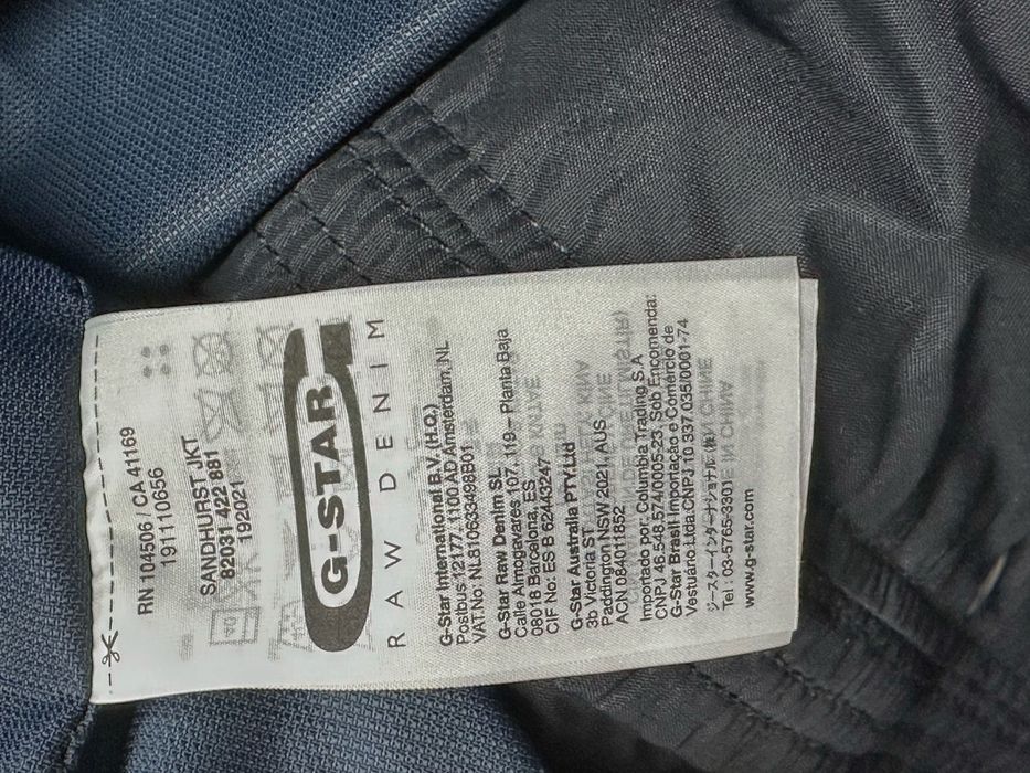 G-Star RAW Sandhurst Jkt яке черно мъжко, L