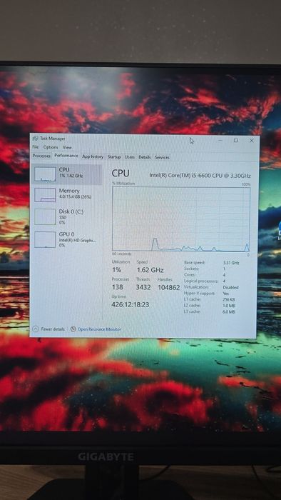 Calculator si monitor HP EliteDesk G2 i5/16GB RAM/256 SSD si