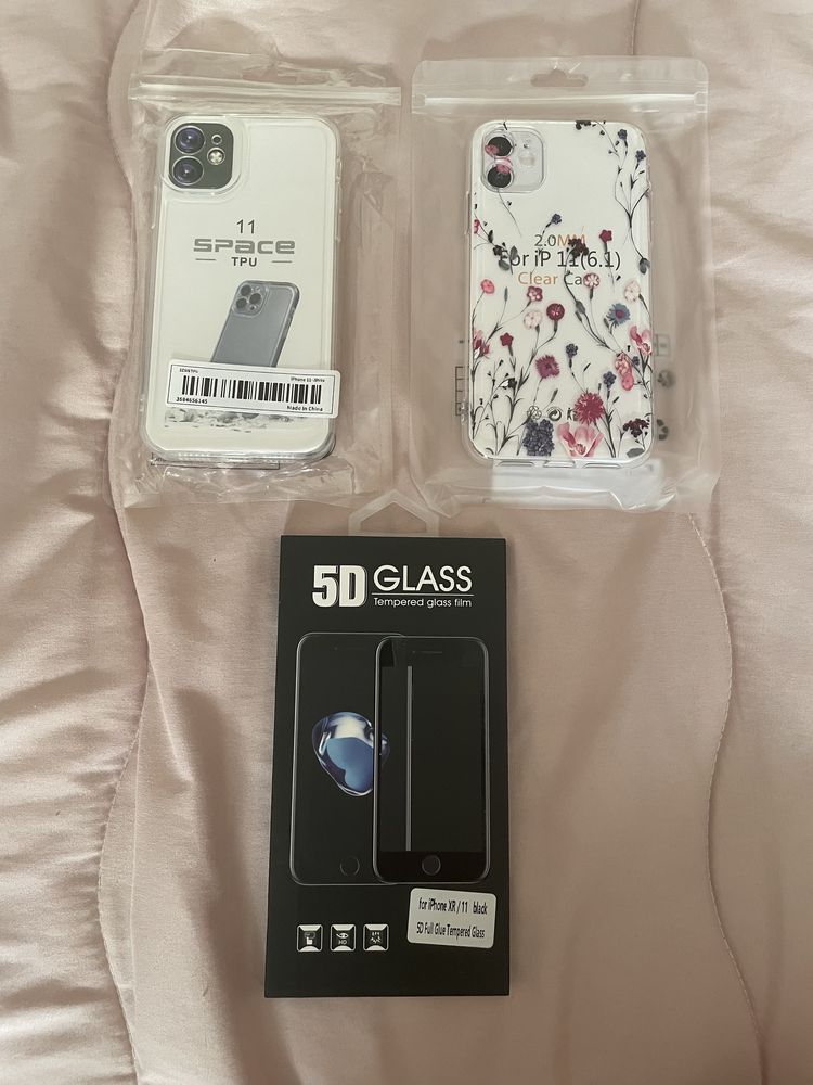 2 броя кейсове + протектор за Iphone 11/ Айфон 11