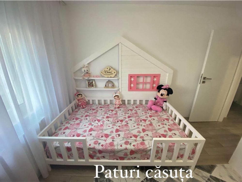 Pat casuta montessori!Transport gratuit peste tot in țara!