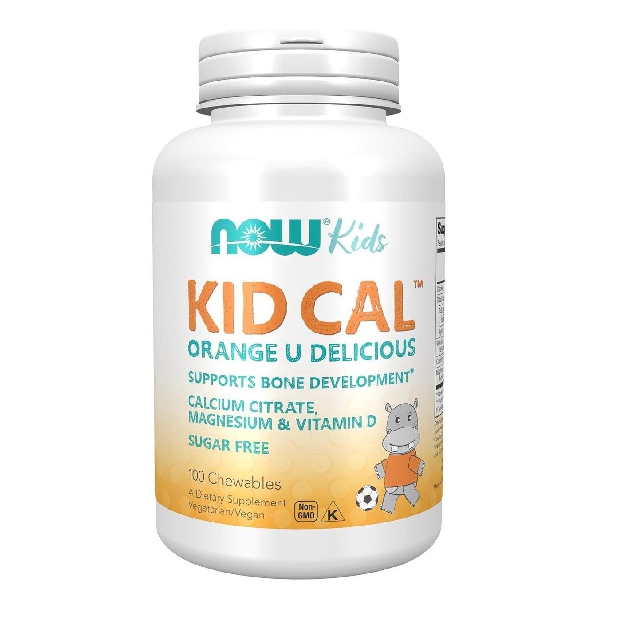 NOW Supplements, Kid Cal с цитратом кальция, магнием и витамином D,