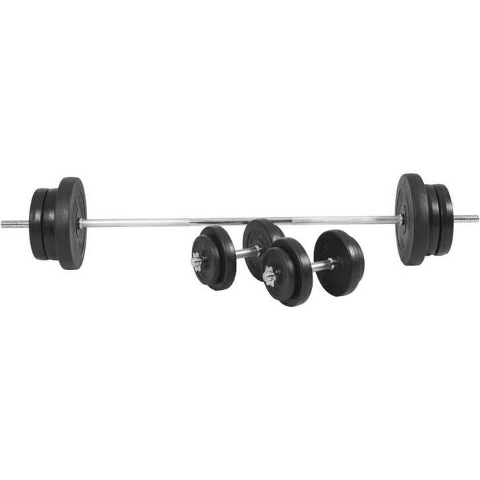 Banca piept cu suport reglabil + set de greutati 70kg