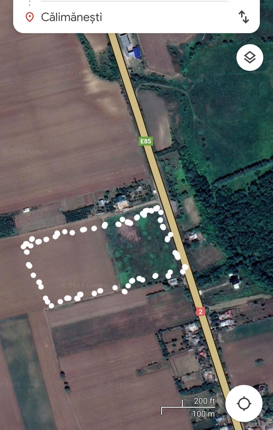 Teren A7 si E85 _ _ 18.000 mp Teren compact Călimănești / lângă A7