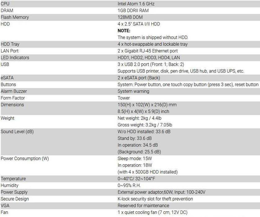 QNAP SS-439 Pro Turbo NAS cu 4x 320gb hdd 2.5 inch (SATA)