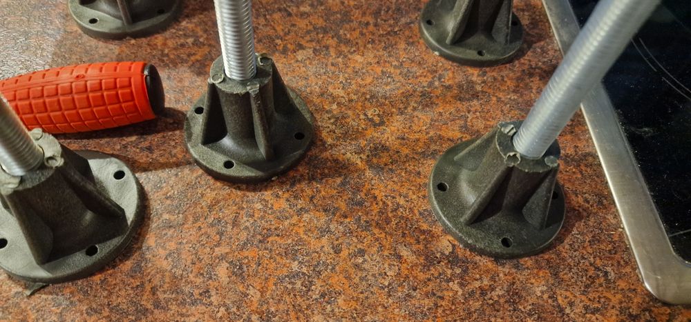 Set 5 picioare cadita duș