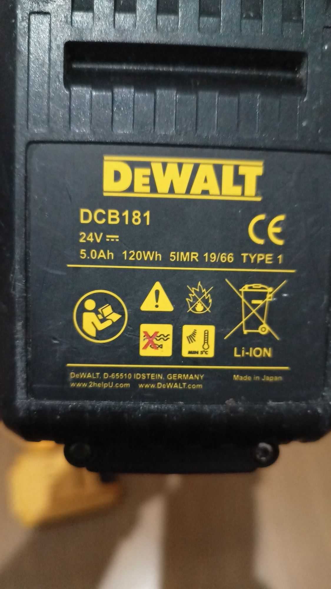 Filetată Dewalt 24 V