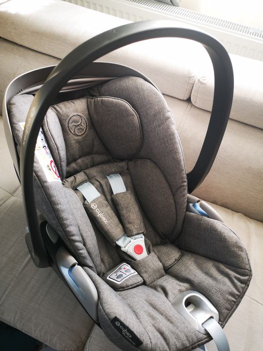 Стол за кола Cybex Cloud Z i-Size Plus + ЛЕТЕН КАЛЪФ цвят Soho grey