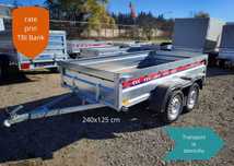 Remorca 750 kg 2 Axe  240x125x39 cm