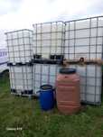Rezervor 1000l cu grilaj metalic