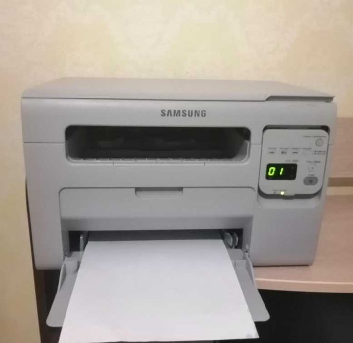Лазерный чернобелый МФУ принтер Samsung SCX-3400 хорошо работает