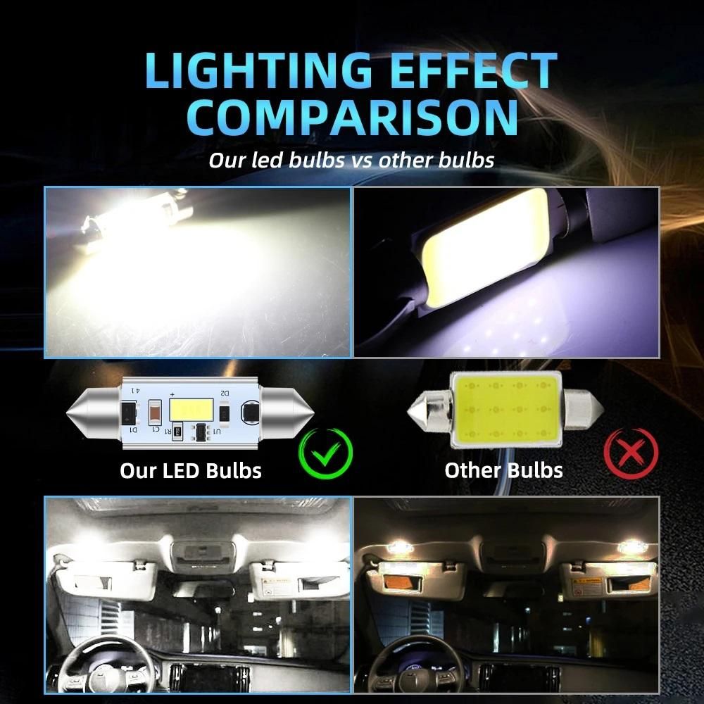 комплект диодни led крушки 2броя , за интериор,осветление номер ...