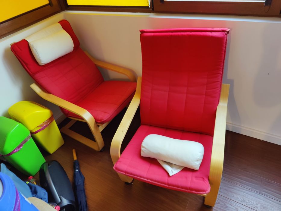 Set fotolii Poang IKEA