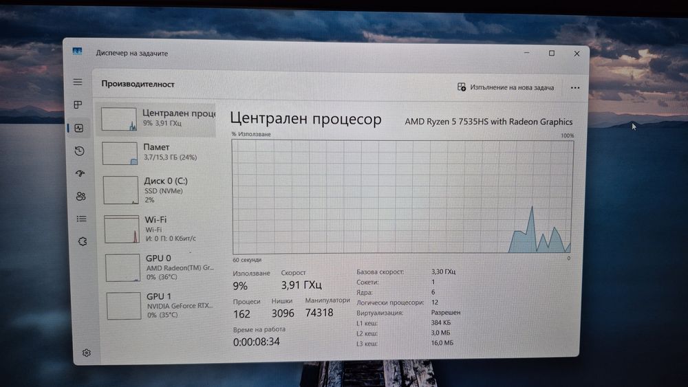 Лаптоп ASUS TuF gaming a15