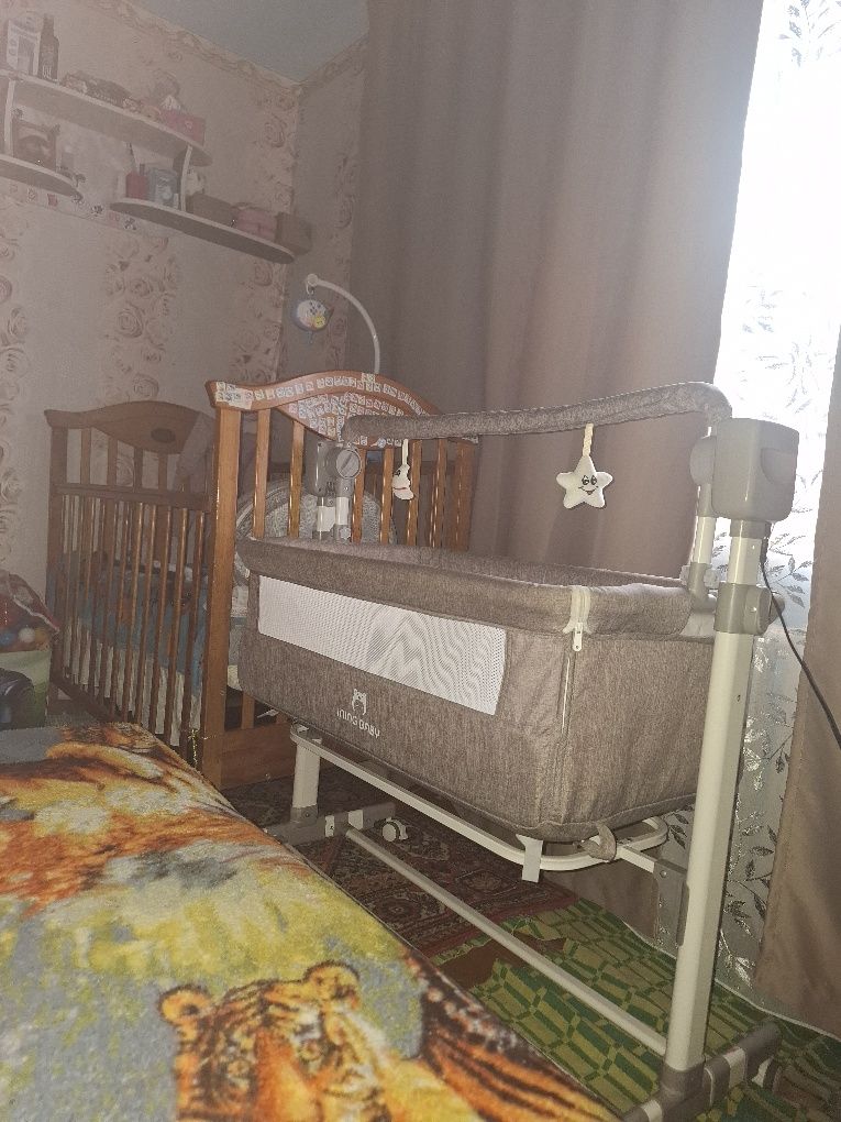 Манеж кровать электрическая