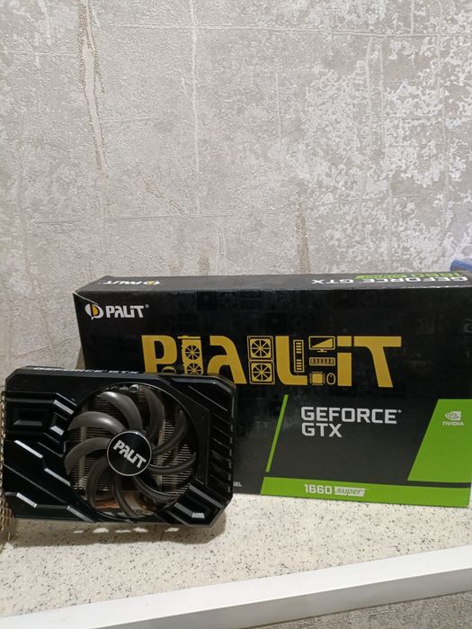 Видеокарта Palit GeForce GTX 1660 Super StormX 6Gb