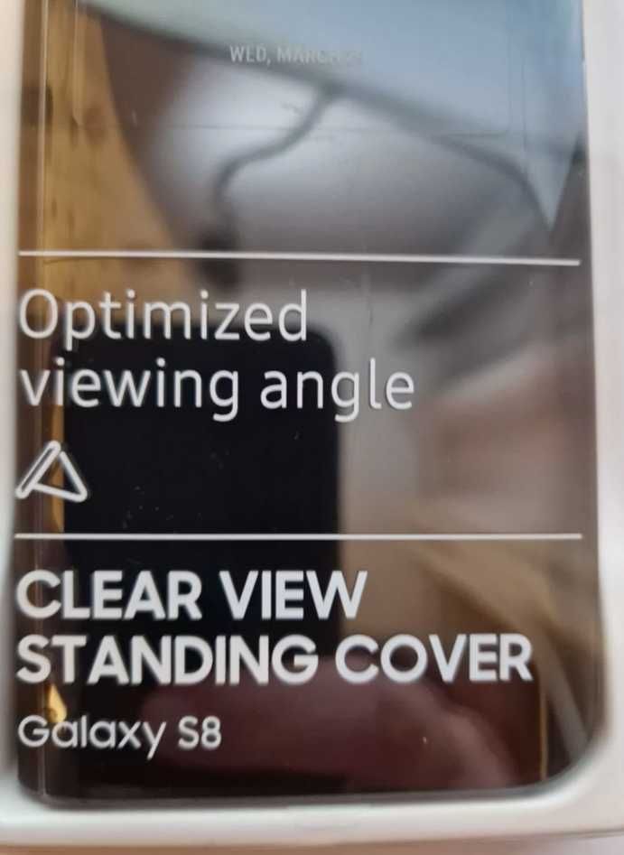 Samsung Galaxy S8 Clear View Standing Cover