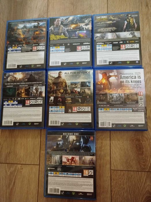 Продавам игри за PS4 Call of Duty, Homefront, Titanfall, Metal Gear