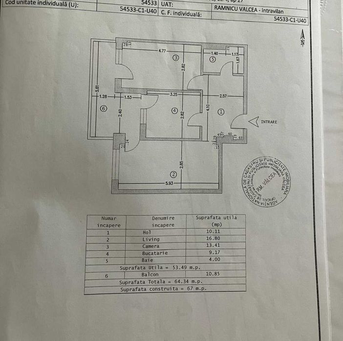 Apartament  2 camere  in bloc nou si loc parcare , mobilat si utilat