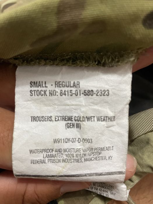 Панталон Gen III Layer 6 камуфлажен тактически ЗИМЕН