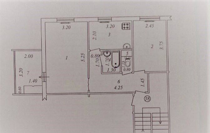 Продаю квартиру Яшнабадский р-он Авиасозлар-2 Франция 55м2. 2-ком 1-эт